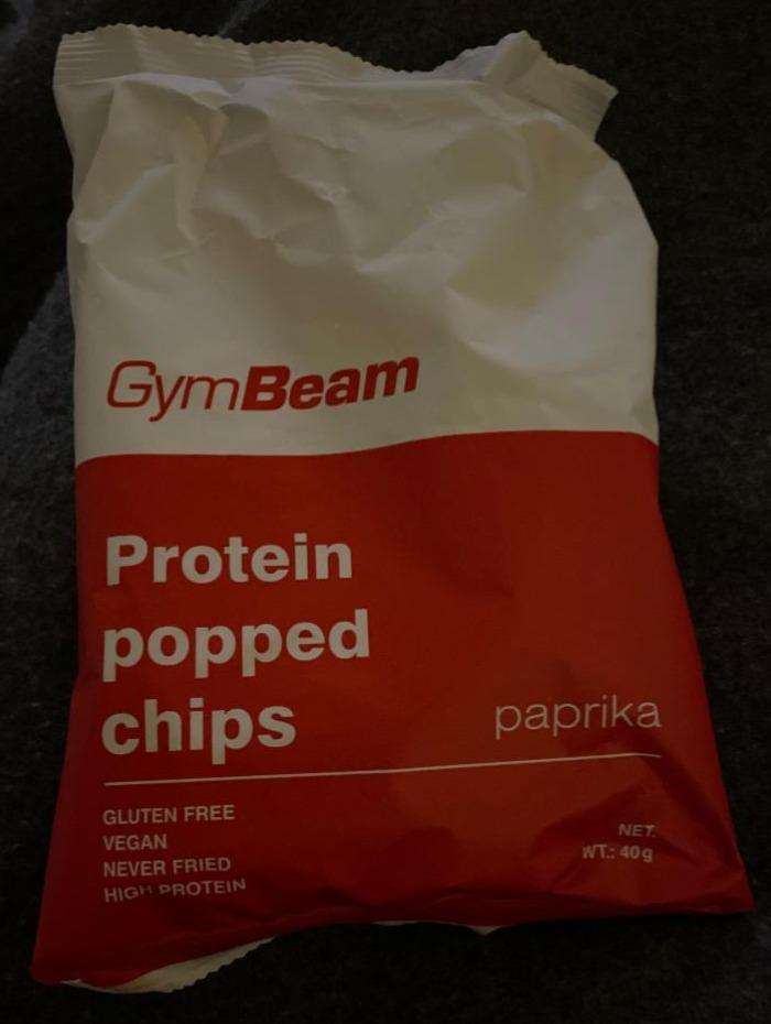 Fotografie - Protein popped chips paprika GymBeam