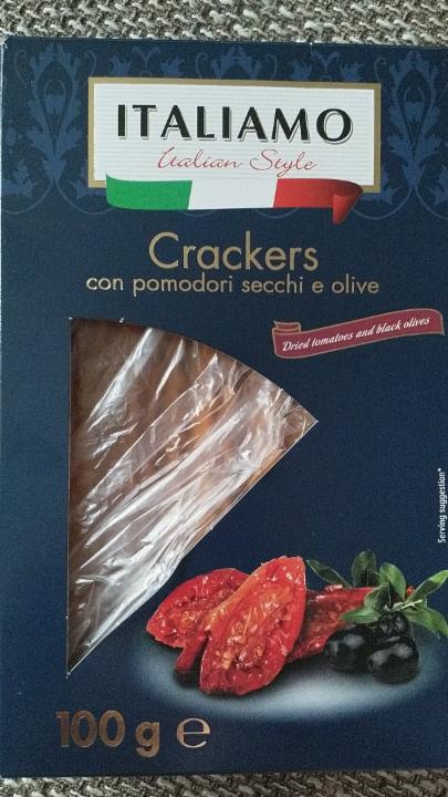 Fotografie - Crackers con pomodori secchi e olive Italiamo