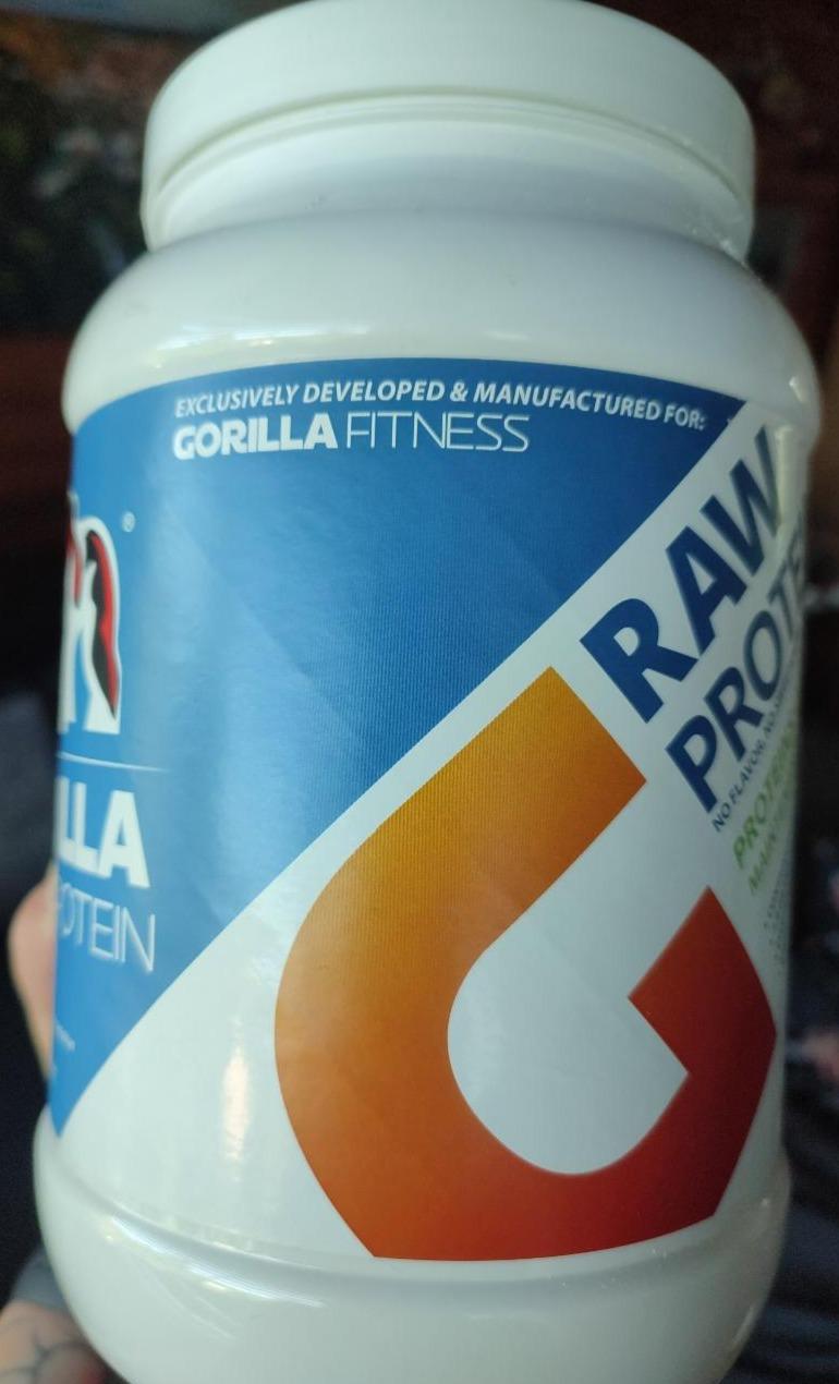 Fotografie - Raw protein natur Gorilla Fitness