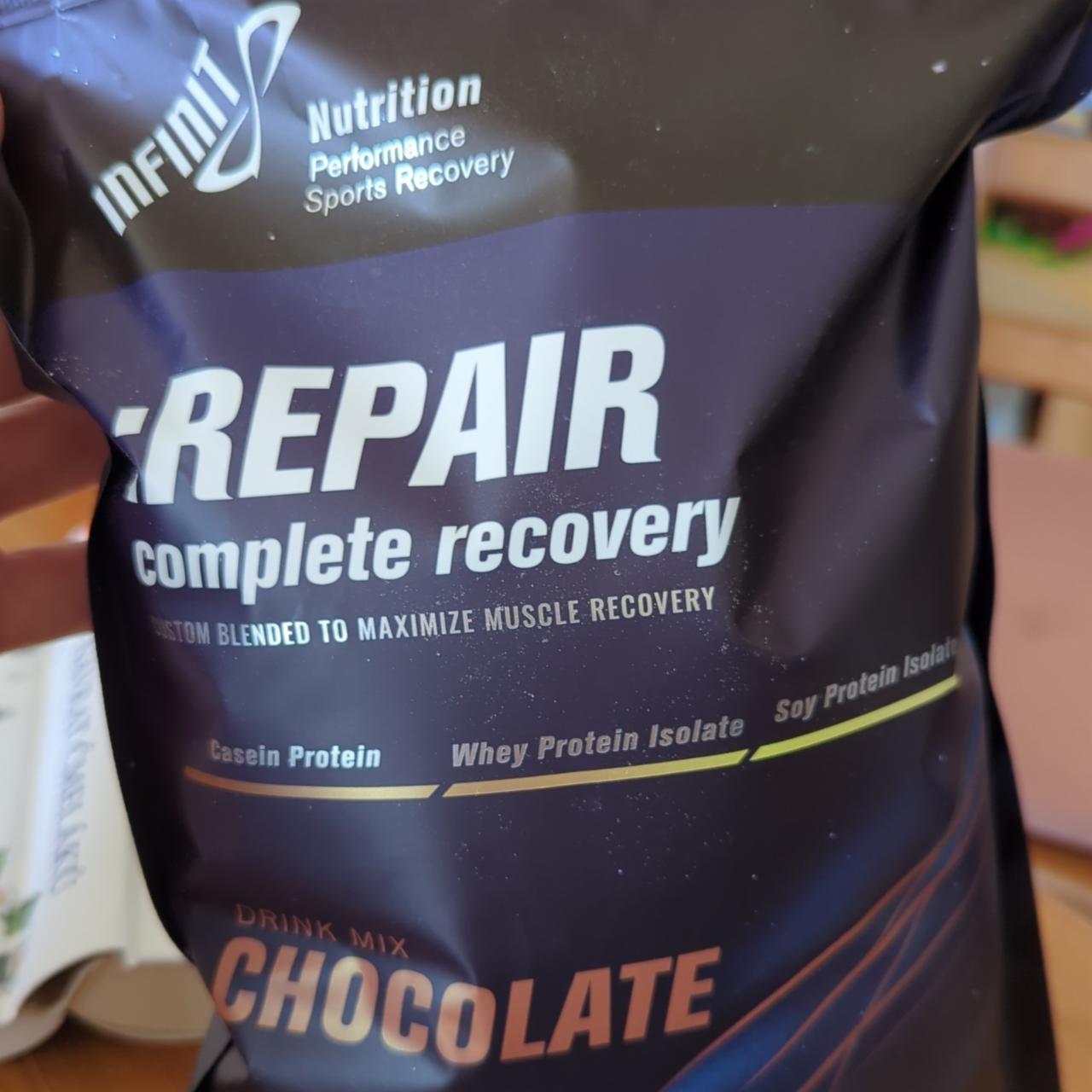 Fotografie - Repair Complete recovery Drink mix Chocolate Infinit Nutrition
