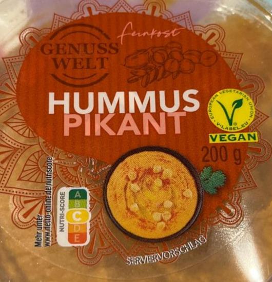 Fotografie - Hummus pikant Genuss Welt