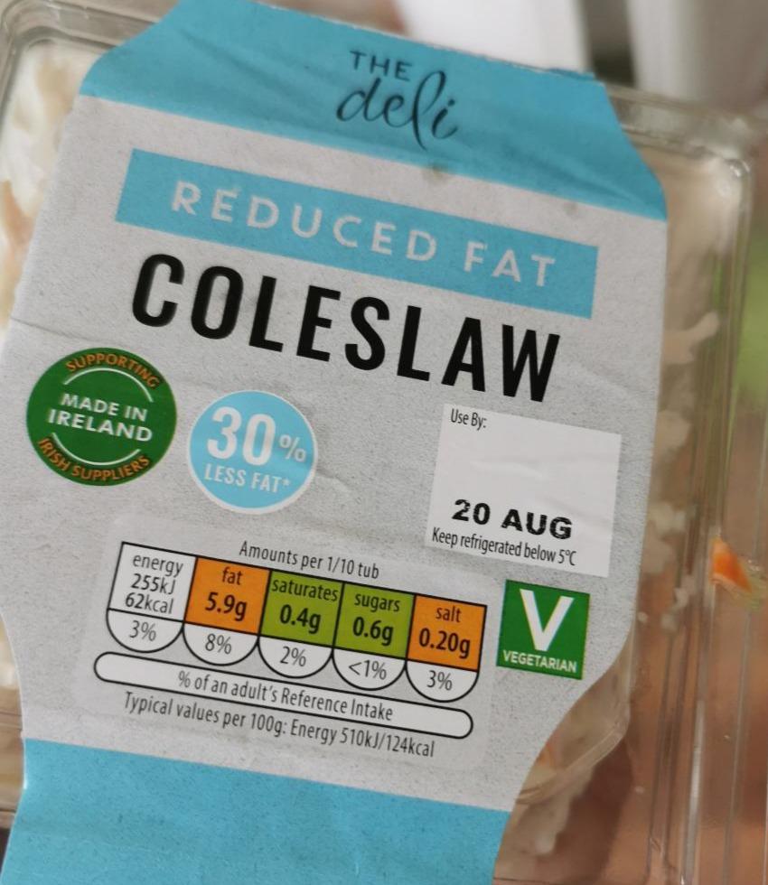 Fotografie - Reduced fat Coleslaw The deli