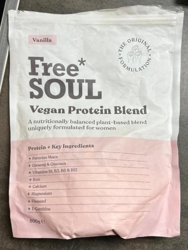 Fotografie - Vegan Protein Blend Vanilla Free Soul