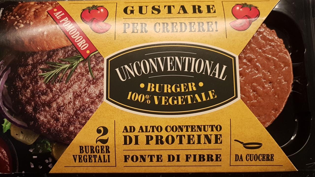 Fotografie - Unconventional Burger 100% Vegetale al Pomodoro