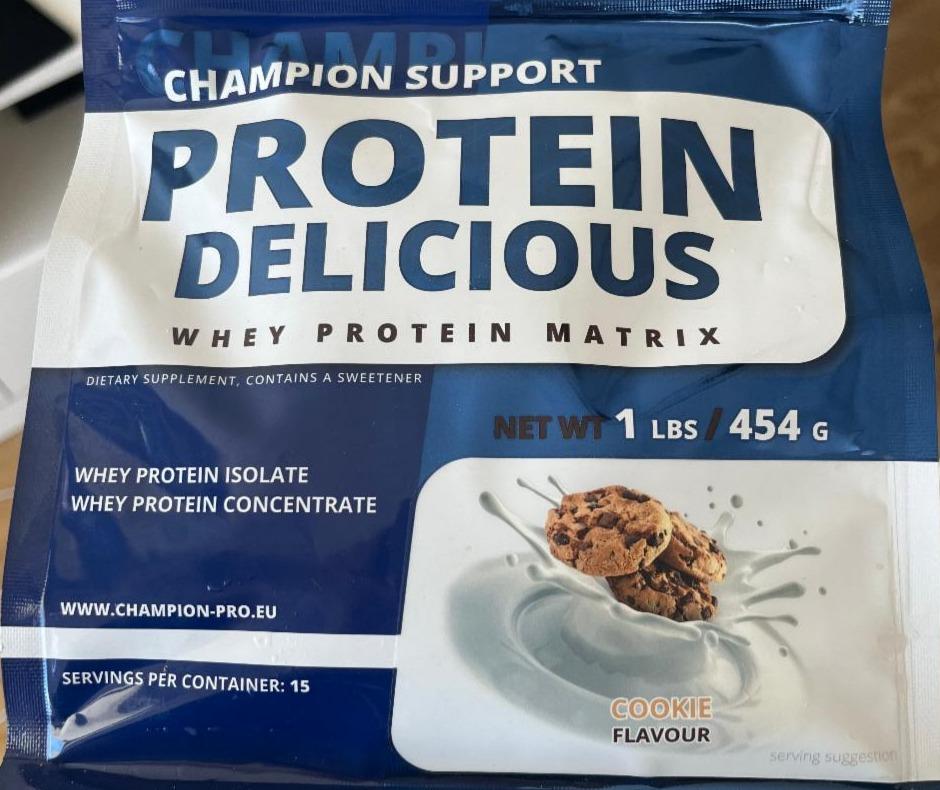 Fotografie - Protein delicious whey protein matrix Champion Support