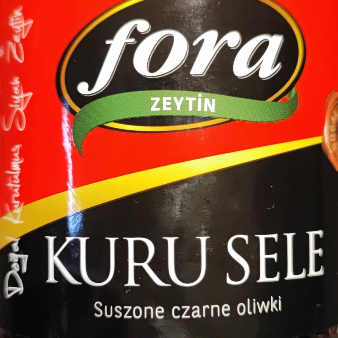Fotografie - Suszone czarne oliwki kuru sele Fora zeytin