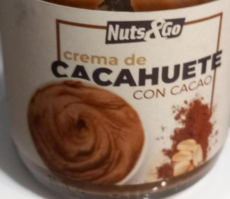 Fotografie - Crema de cacahuete con cacao Nuts & Go