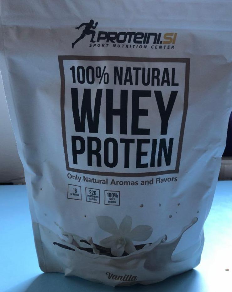 Fotografie - 100% Natural Whey Protein Vanilla proteini.si