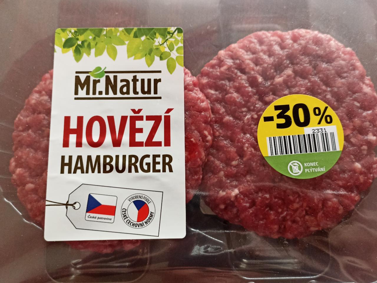 Fotografie - Hovězí hamburger Mr.Natur