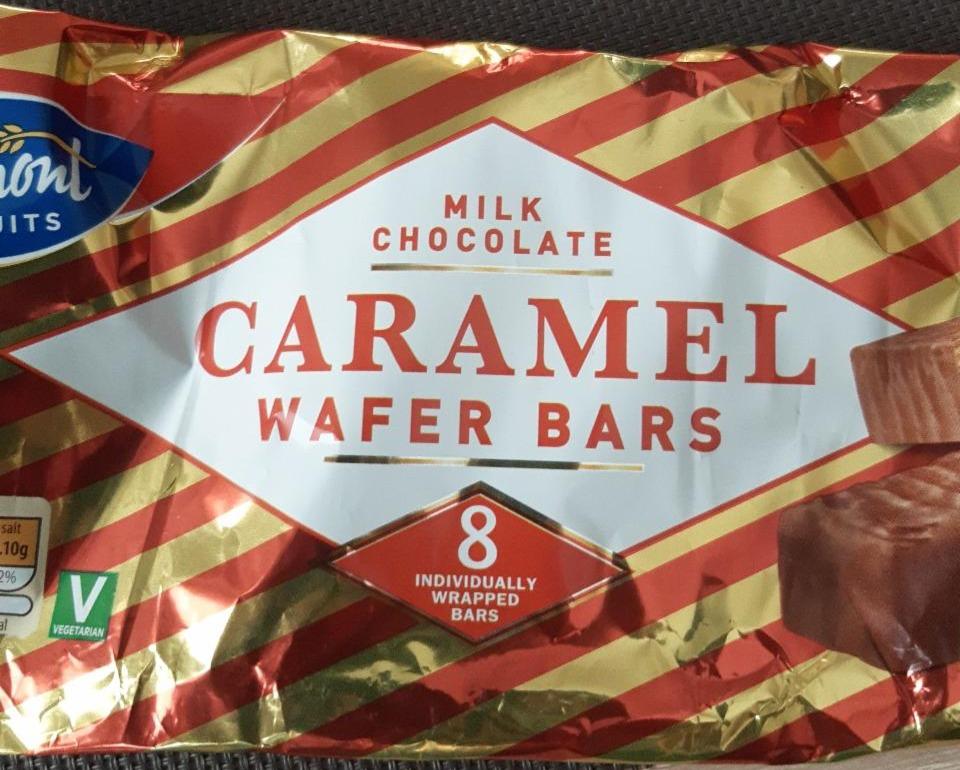 Fotografie - Milk chocolate caramel wafer bars
