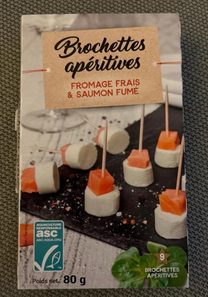 Fotografie - Fromage Frais & Saumon Fumé Brochettes apéritives