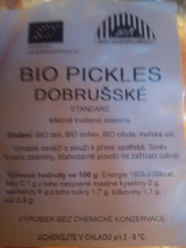 Fotografie - Bio Dobrušské pickles
