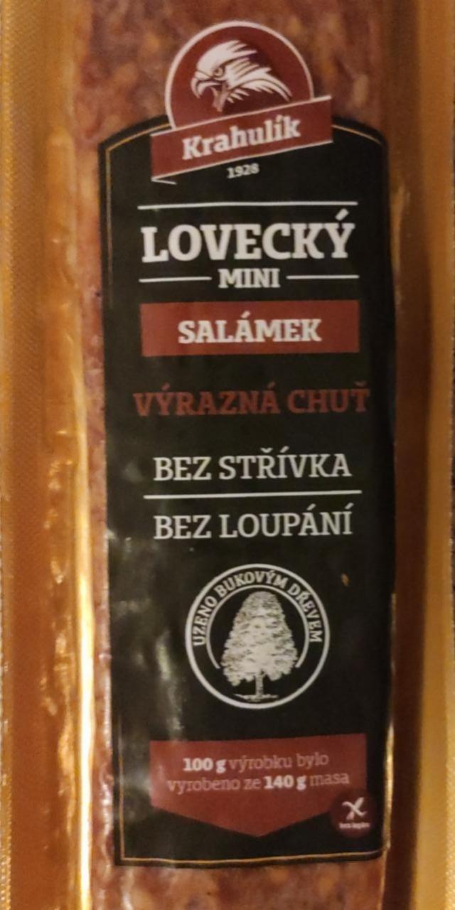 Fotografie - Lovecký Mini Salámek Krahulík