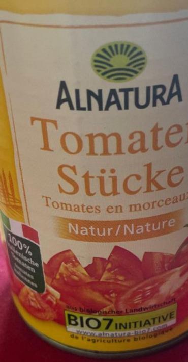 Fotografie - Tomaten stücke Natur Alnatura