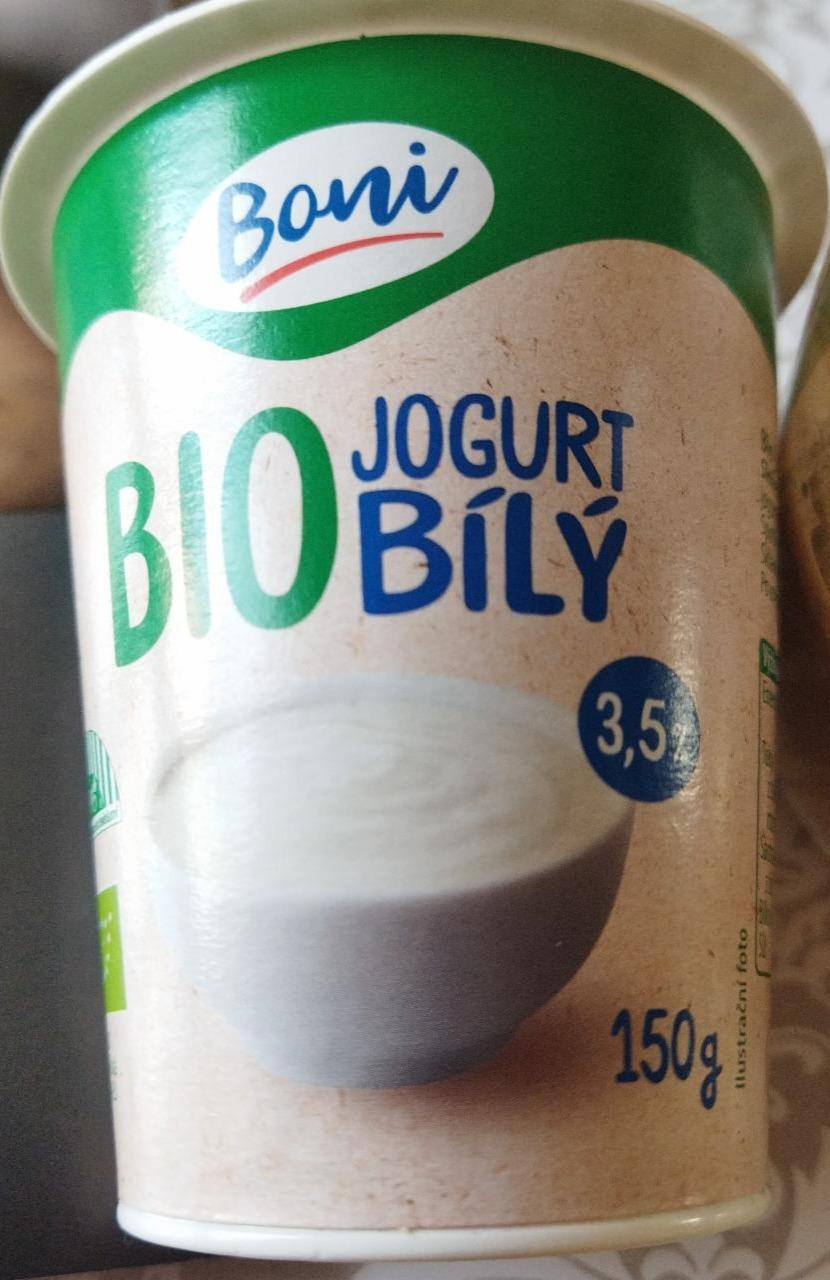 Fotografie - Bio jogurt bílý 3,5% Boni