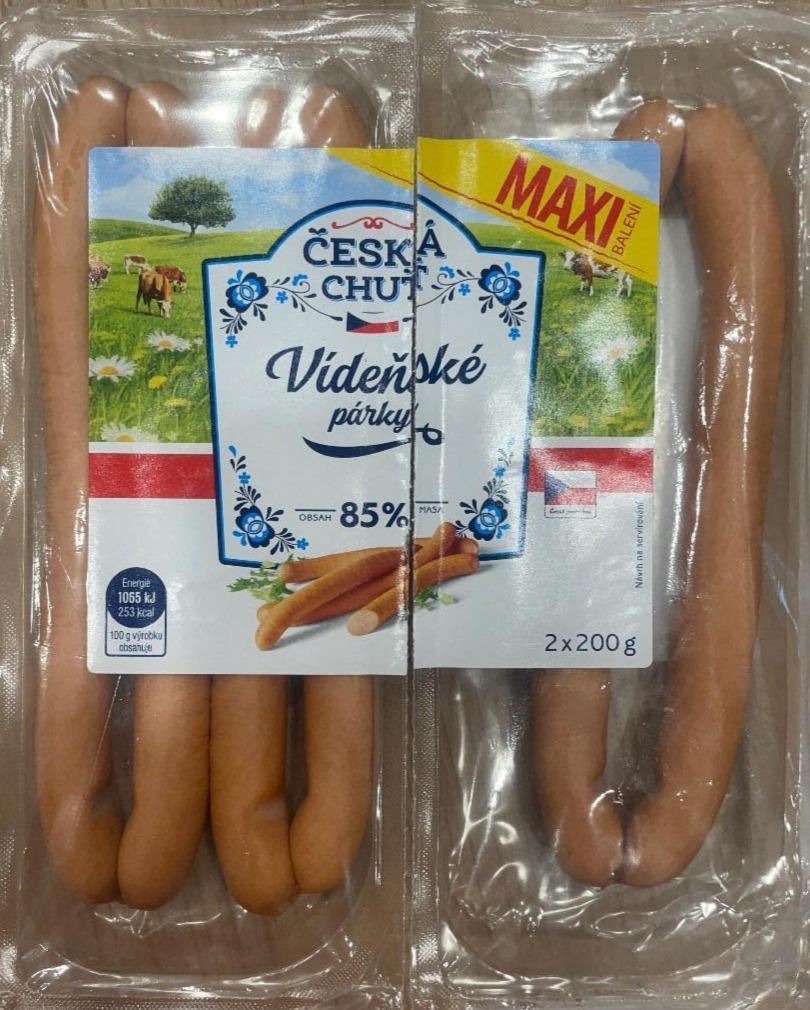 Fotografie - Vídeňské párky 85% Maxi Česká chuť