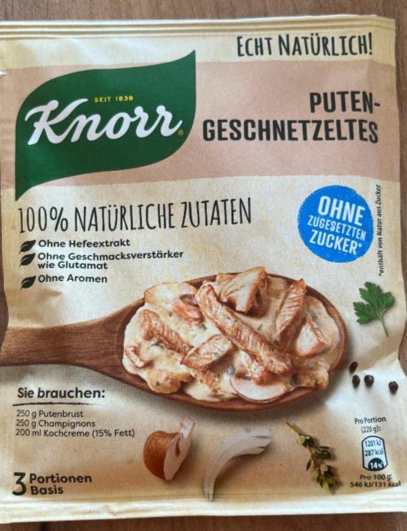 Fotografie - Puten Geschnetzeltes Knorr