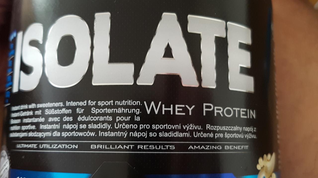 Fotografie - Isolate whey protein banana