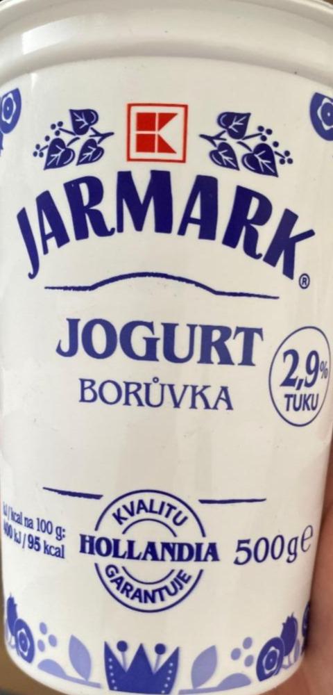 Fotografie - Jogurt borůvka 2,9% tuku K-Jarmark