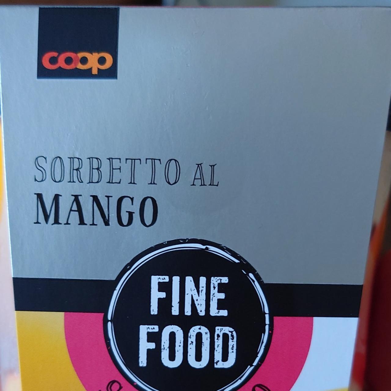 Fotografie - Fine Food Sorbetto al mango Coop