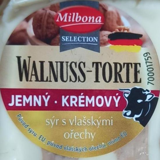 Fotografie - Walnuss Torte Sýr s vlašskými ořechy Milbona