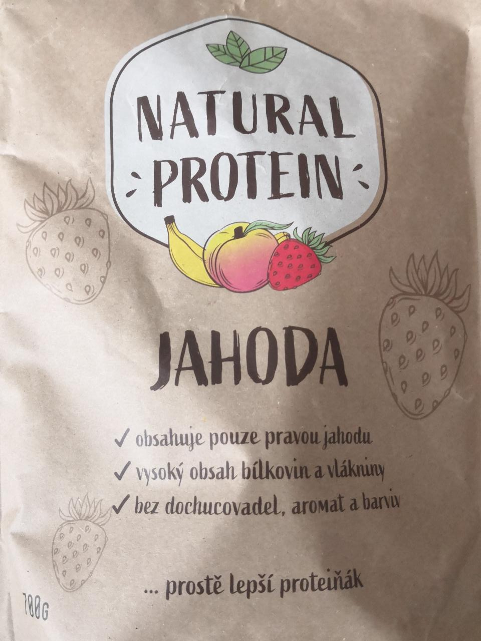 Fotografie - Sportuji - Jahoda Natural protein