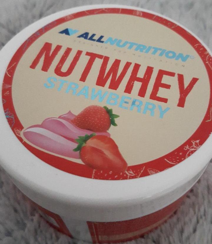 Fotografie - Nutwhey Strawberry Allnutrition