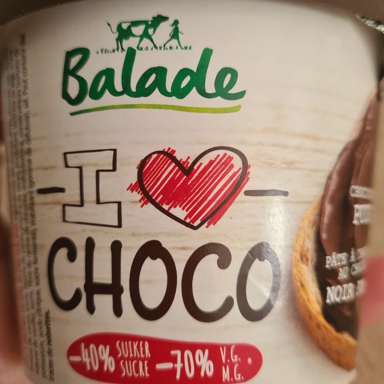 Fotografie - I Love Choco choco pasta puur Balade