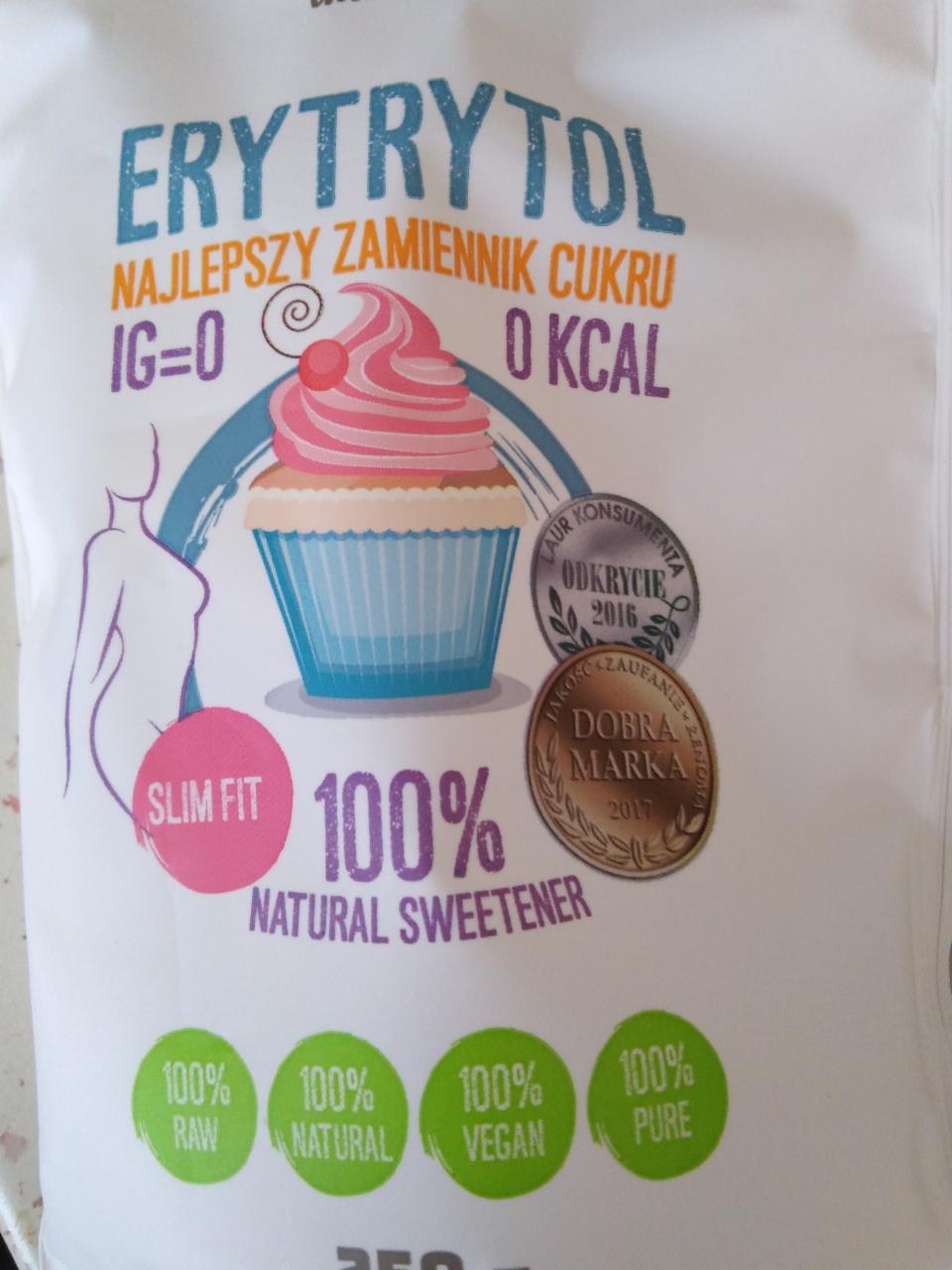 Fotografie - Erytrytol 100% Natural Sweetener Intenson