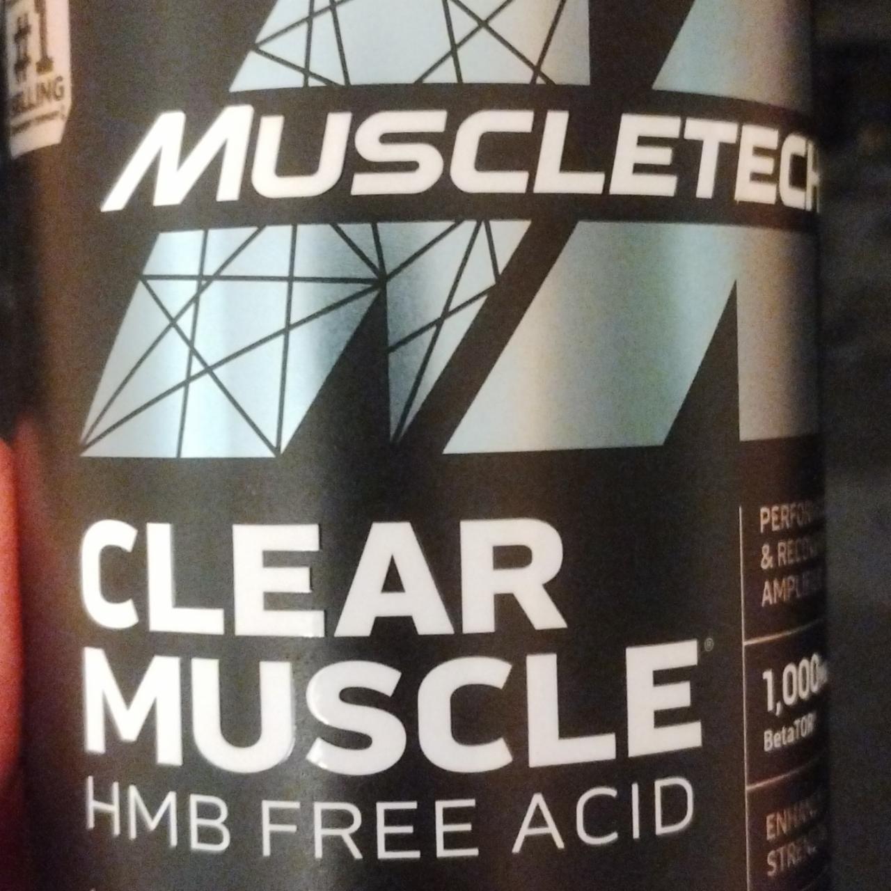 Fotografie - Clear Muscle HMB free acid MuscleTech