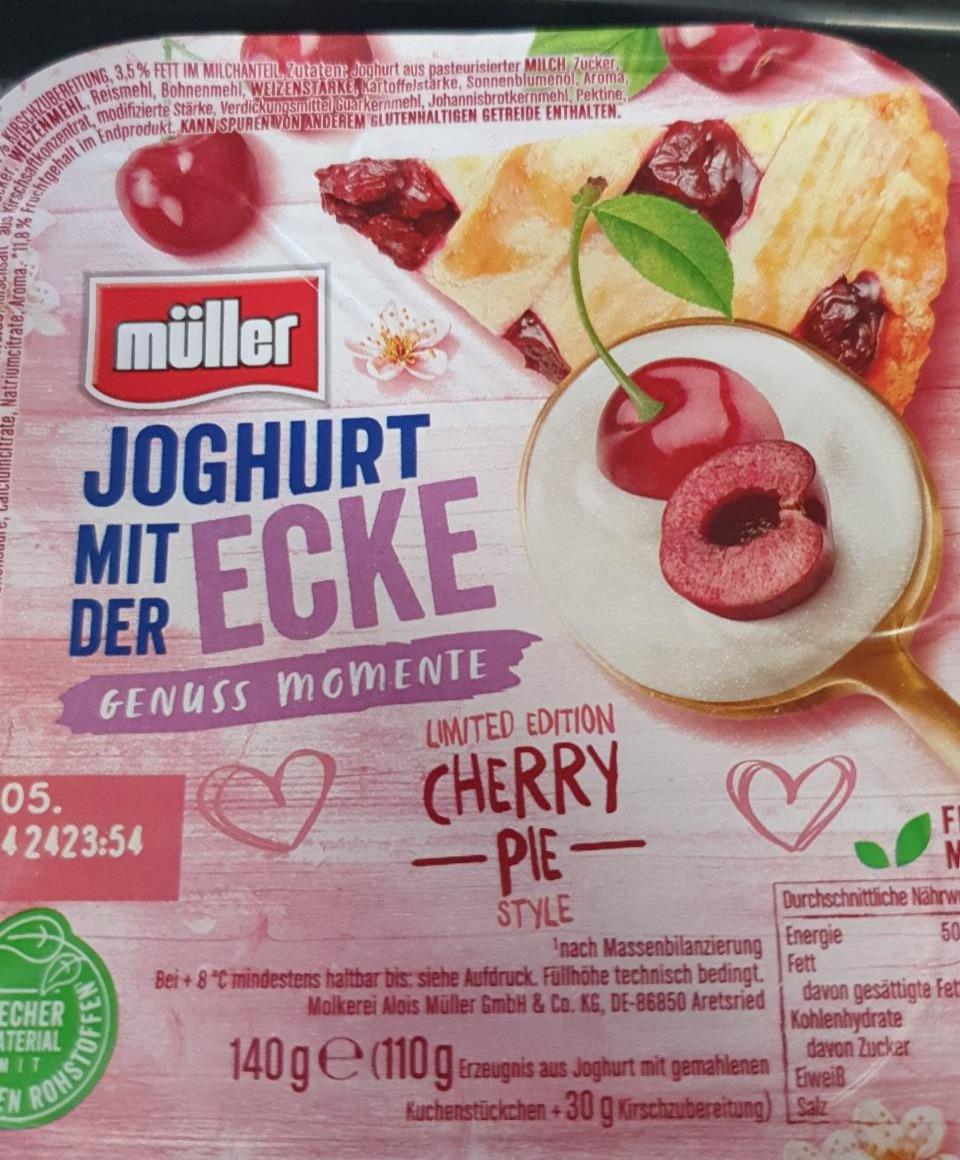 Fotografie - Joghurt mit der Ecke Cherry Pie Style Müller