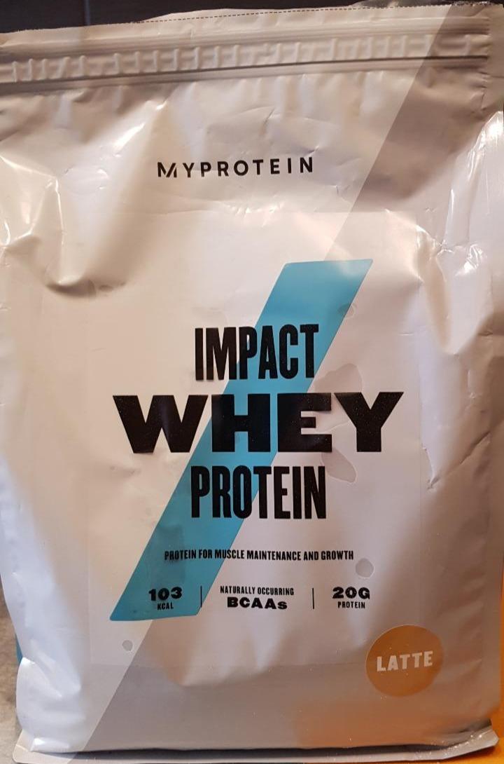 Fotografie - Impact Whey Protein Latte Myprotein