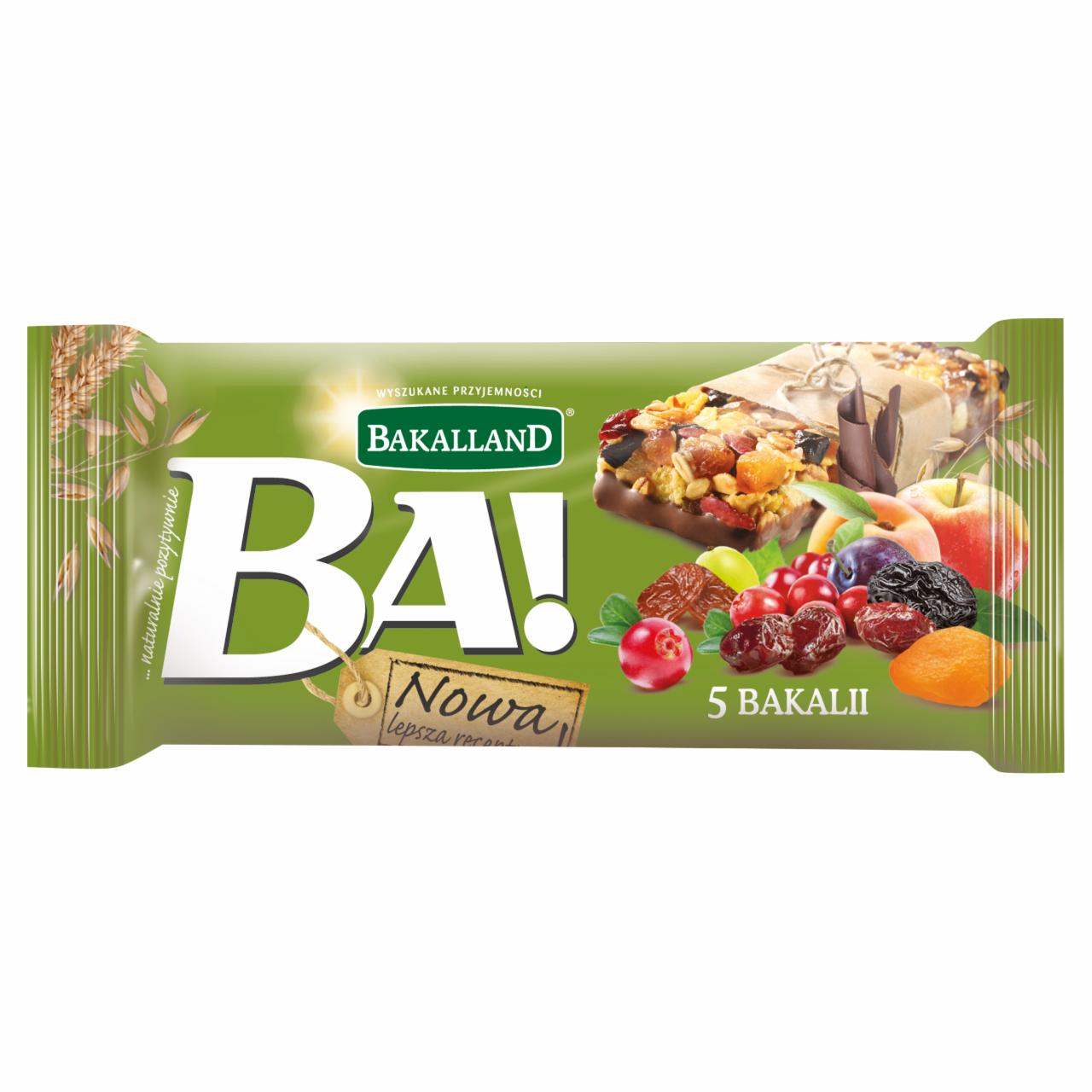 Fotografie - BA! Energy bar 5 dried fruit Bakalland