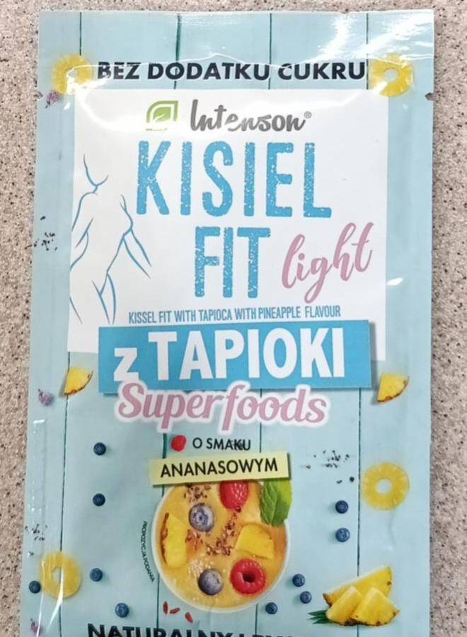 Fotografie - Kisiel fit light z tapioki o smaku ananasowym Intenson
