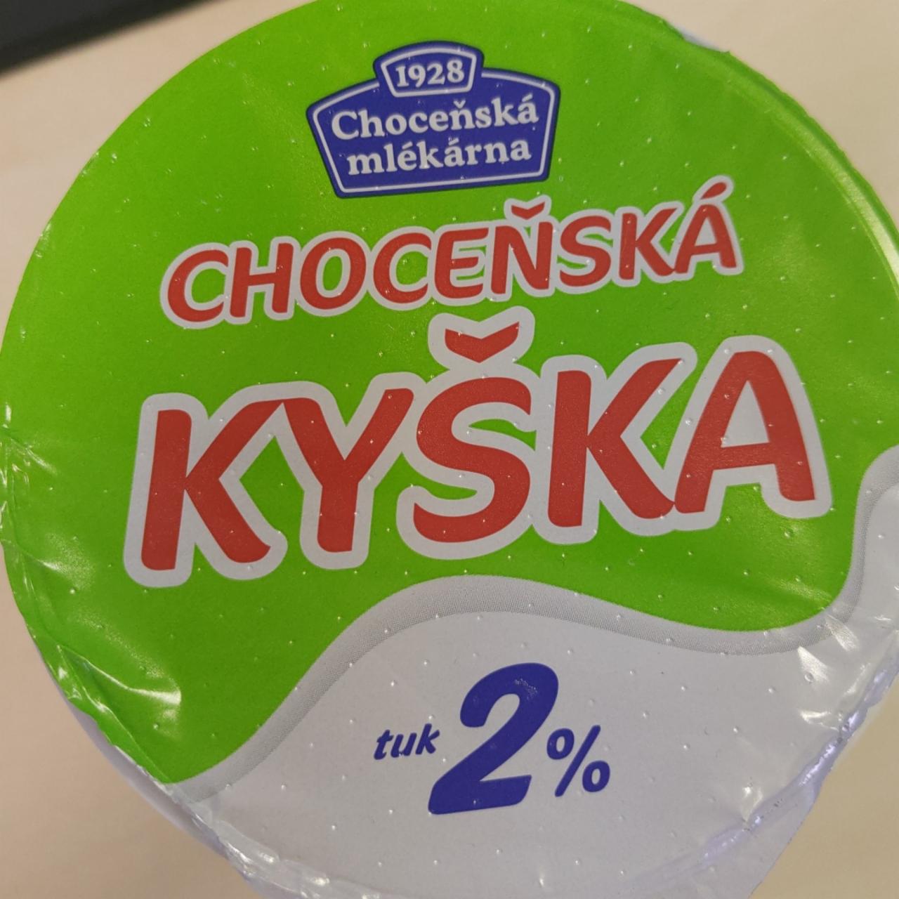 Fotografie - Choceňska kyška 2% tuku Choceňská mlékárna