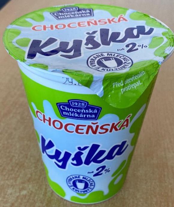 Fotografie - Choceňska kyška 2% tuku Choceňská mlékárna