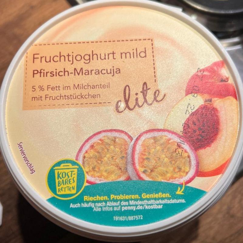 Fotografie - Fruchtjoghurt mild Pfirsich-Maracuja Elite