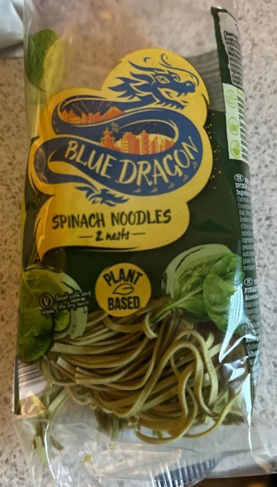 Fotografie - Spinach Noodles Blue Dragon