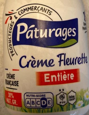 Fotografie - Crème fleurette entière 30% Páturages