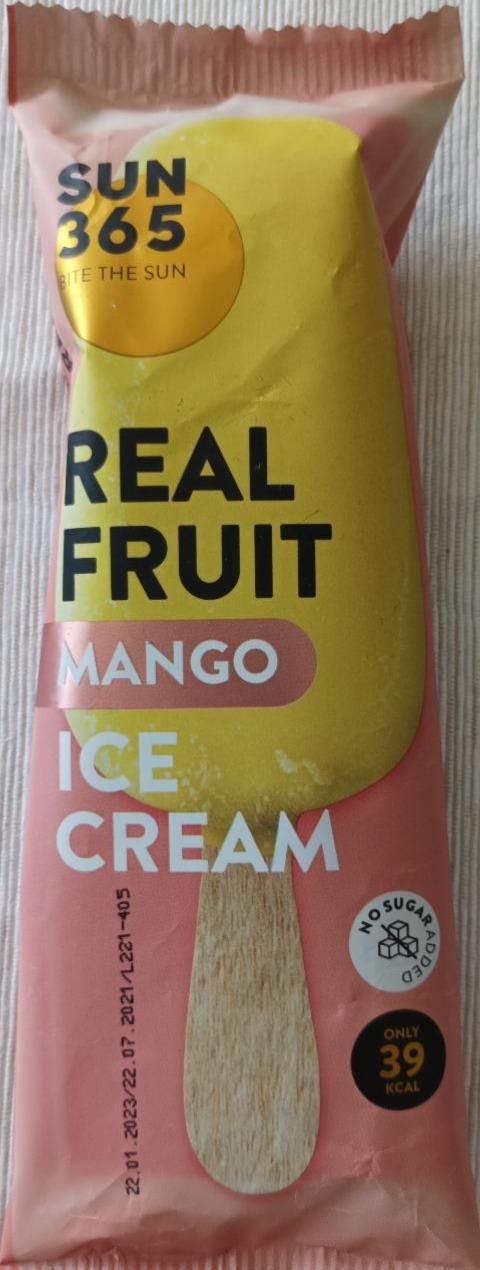 Fotografie - Real Fruit Mango Ice cream Sun365