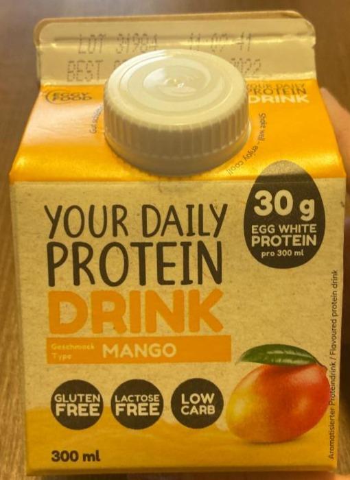 Fotografie - Your Daily Protein Drink Mango Eggy Food