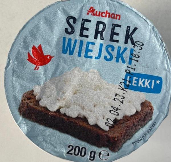 Fotografie - Serek wiejski lekki Auchan