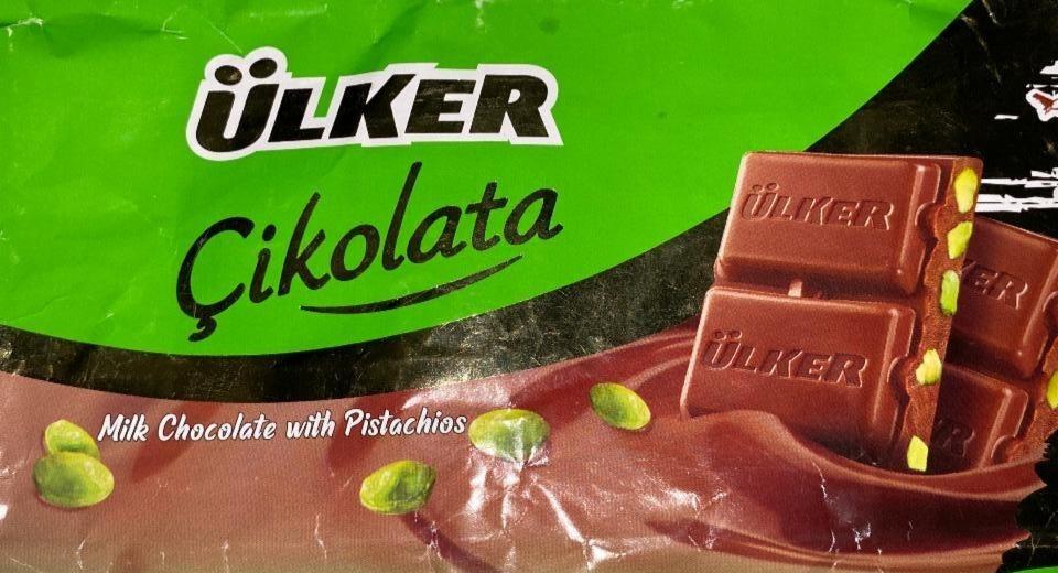 Fotografie - Milk Chocolate with Pistachios Ülker
