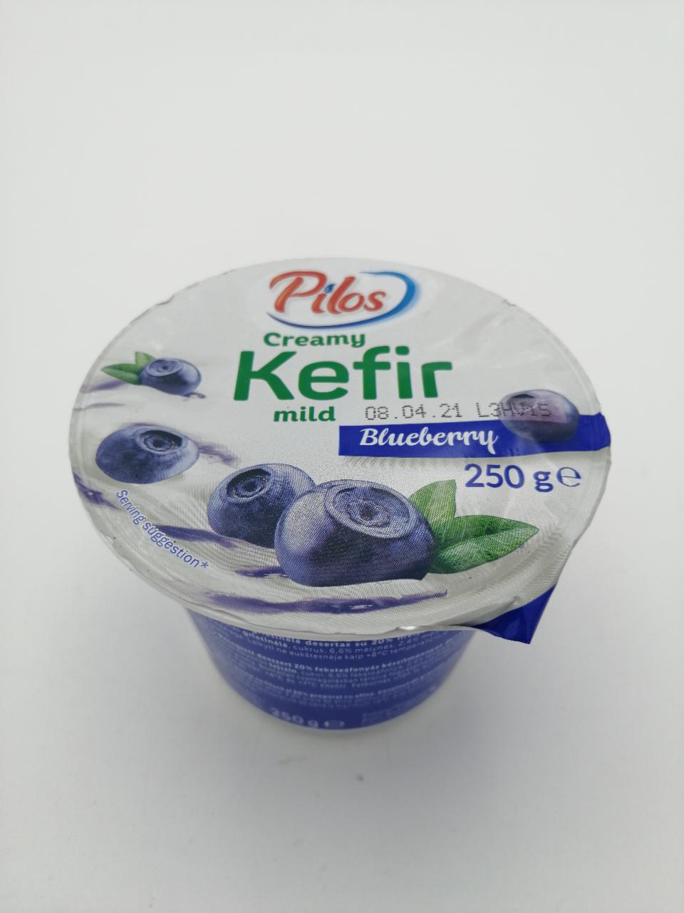 Fotografie - Kefir Creamy mild Blueberry Pilos