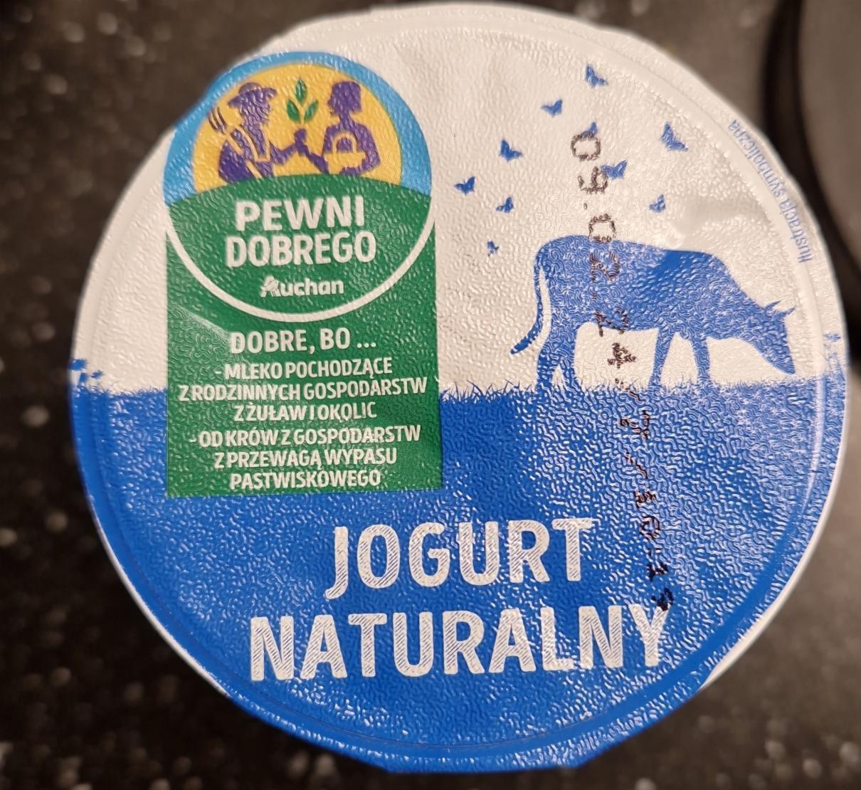 Fotografie - Jogurt Naturalny Pewni Dobrego Auchan