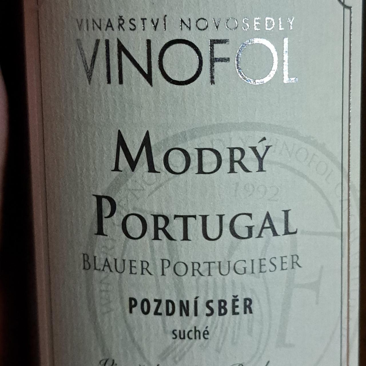 Fotografie - Modrý Portugal pozdní sběr Vinofol