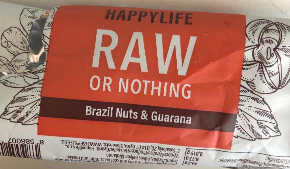 Fotografie - Raw Brazil Nuts & Guarana Happy Life