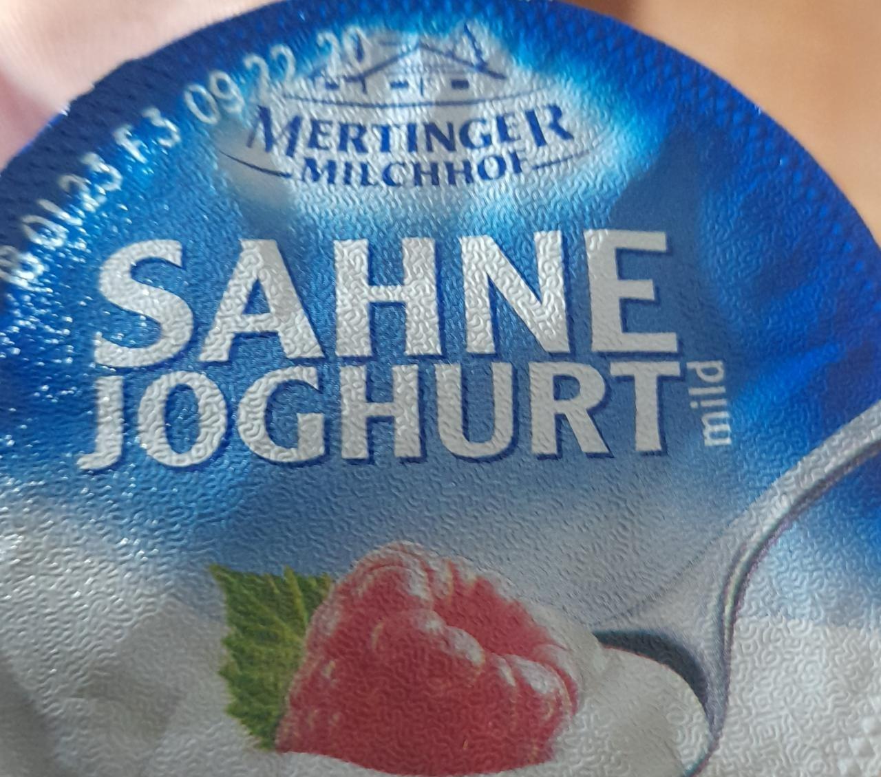 Fotografie - Sahne Joghurt mild Himbeer Mertinger Milchhof