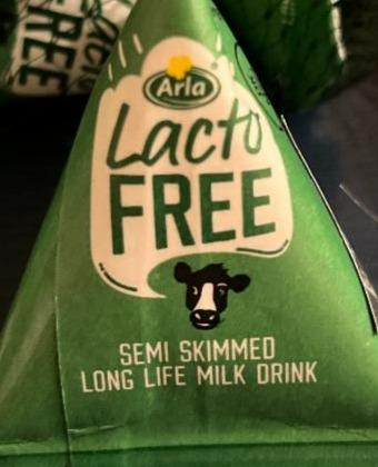 Fotografie - Lacto Free Semi skimmed long life milk drink Arla