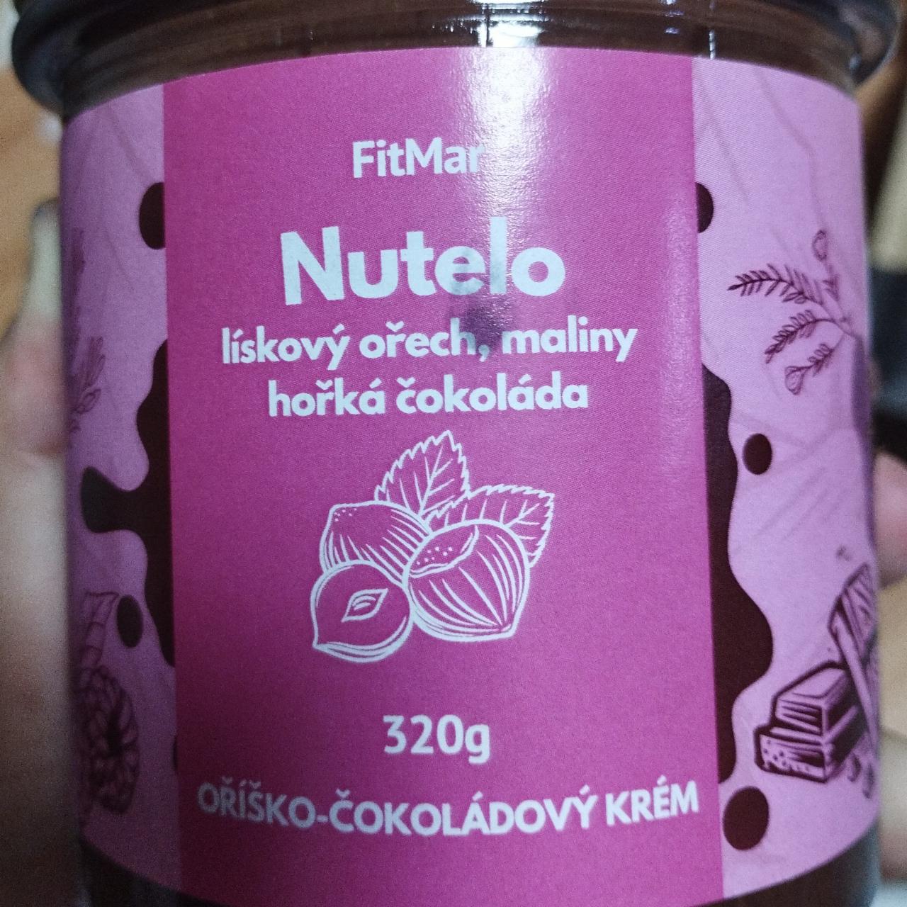 Fotografie - Nutelo lískový ořech, maliny, hořká čokoláda FitMar